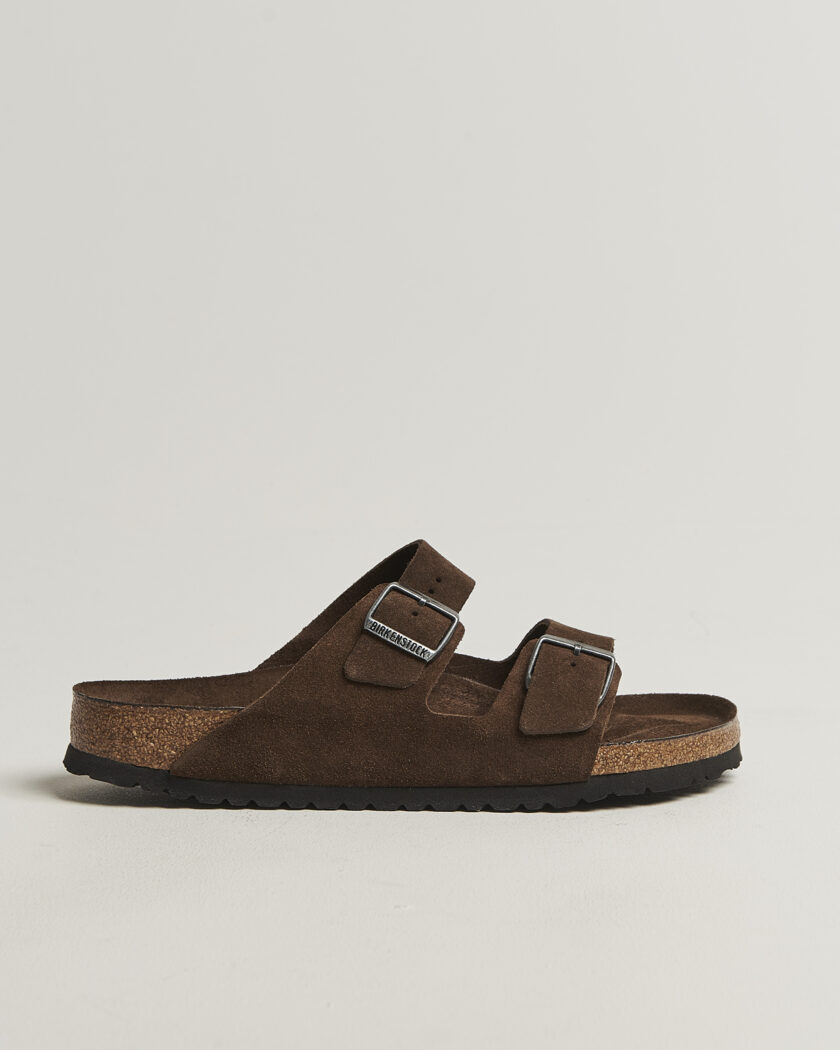 BIRKENSTOCK Arizona Soft Footbed Carafe Suede – Brun