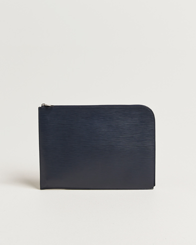 Louis Vuitton Pre-Owned Porte Documents Epi Leather Navy – Blå