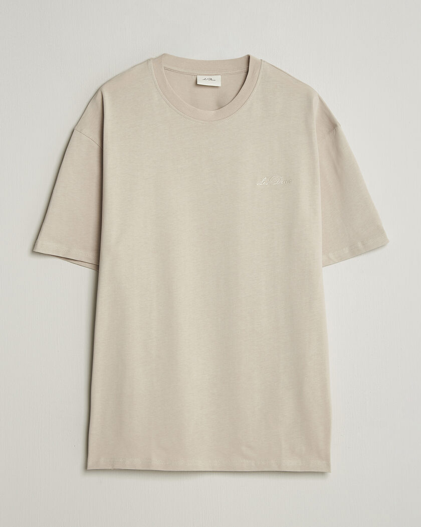 LES DEUX Crew T-Shirt Light Sand – Vit