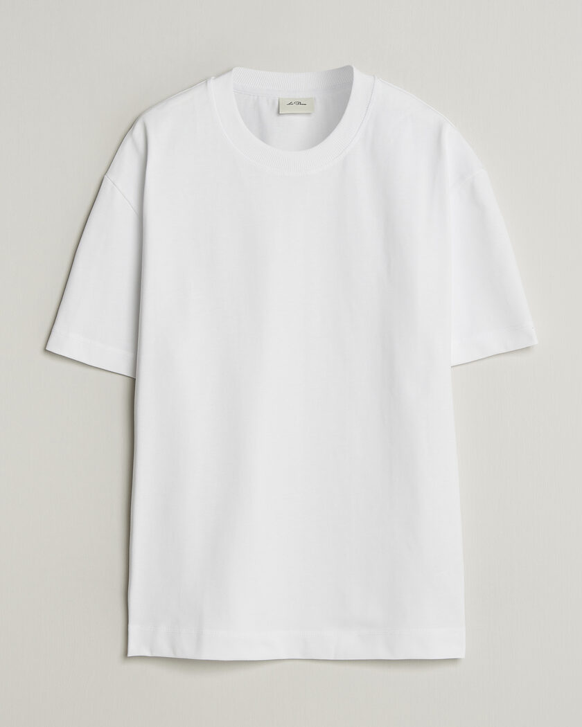 LES DEUX Carl Heavyweight T-Shirt White – Vit