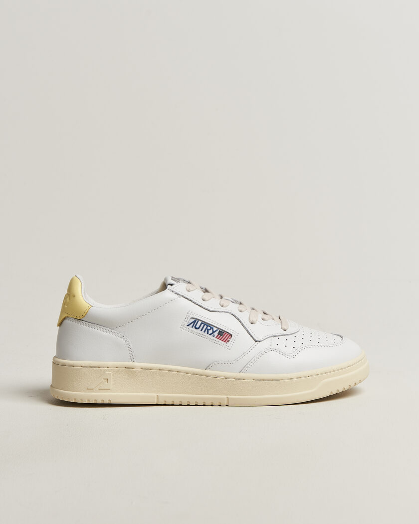 Autry Medalist Low Sneaker White/Lemon Meringue – Vit