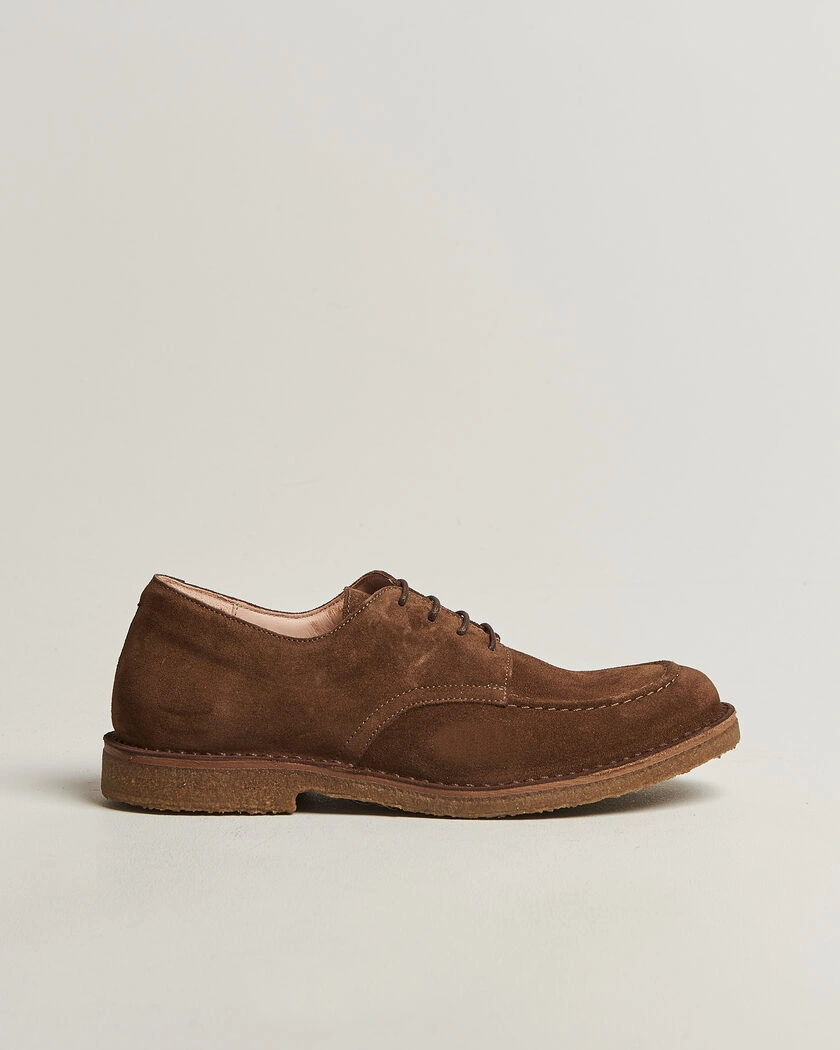 Astorflex Carlflex Derby Dark Khaki Suede – Brun