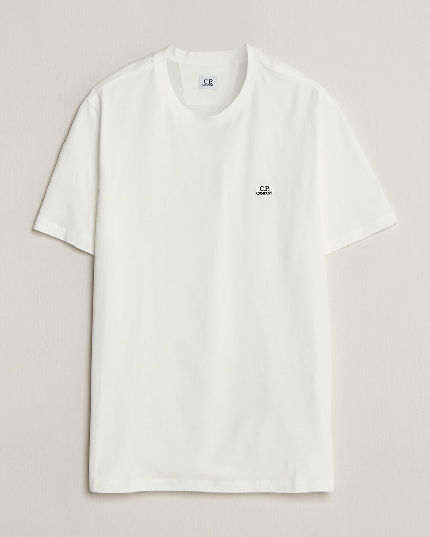 C.P. Company Short Sleeve Small Logo T-Shirt White – Vit