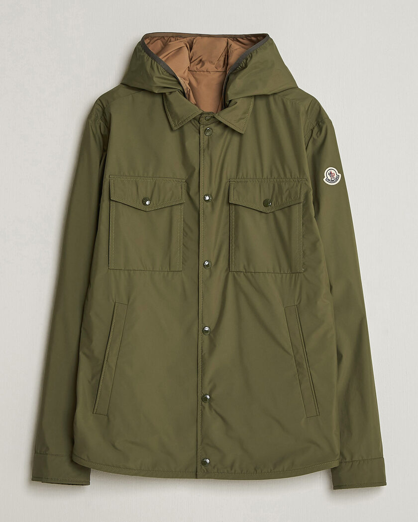Moncler Chirano Shirt Jacket Military – Grön