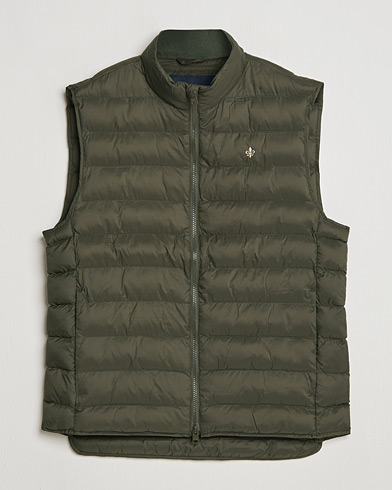 Morris Norfolk Liner Vest Olive – Grön