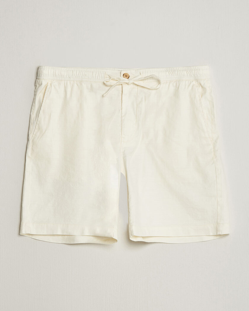  Morris Fenix Linen Shorts Off White – Vit