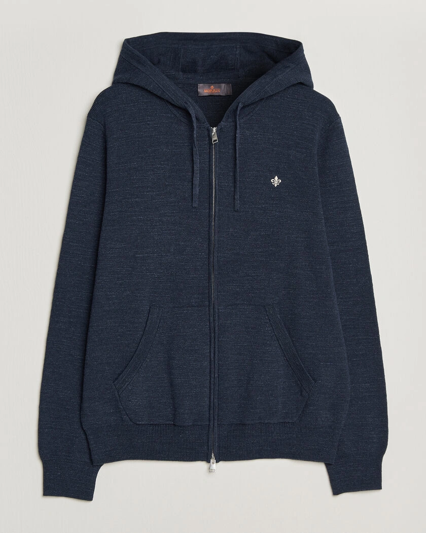 Morris Randall Full-Zip Hoodie Navy – Blå