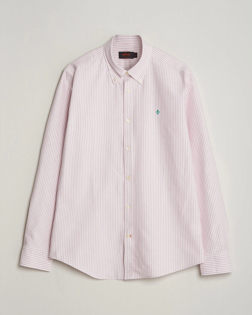 Morris Douglas Striped Oxford Shirt Pink – Rosa