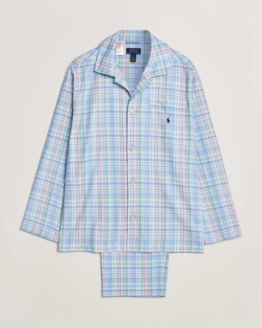 Polo Ralph Lauren Cotton Checked Pyjama Set Multi – Flerfärgad
