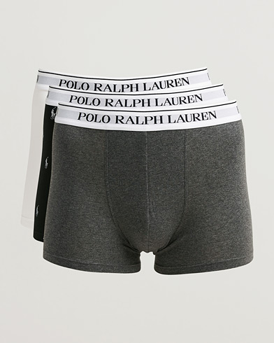 Polo Ralph Lauren 3-Pack Trunk White/Grey/Black – Flerfärgad