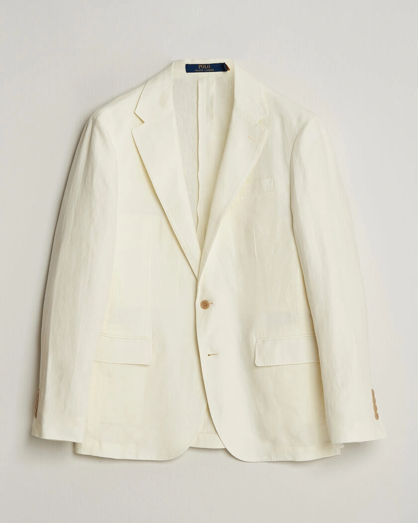 Polo Ralph Lauren Linen Sportcoat Cream – Vit