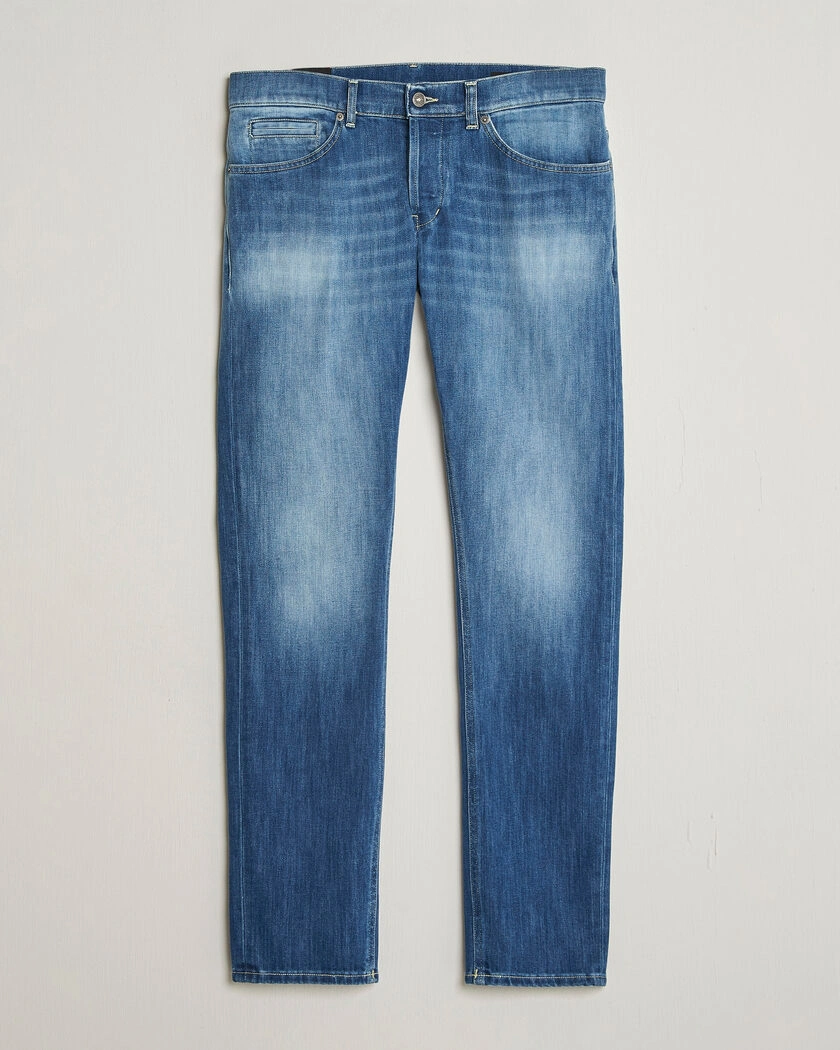 Dondup George Jeans Medium Blue – Blå