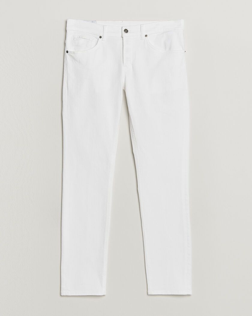 Dondup George Bullstretch 5-Pocket Pants White – Vit
