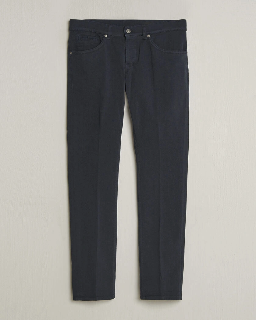 Dondup George Bullstretch 5-Pocket Pants Navy – Blå