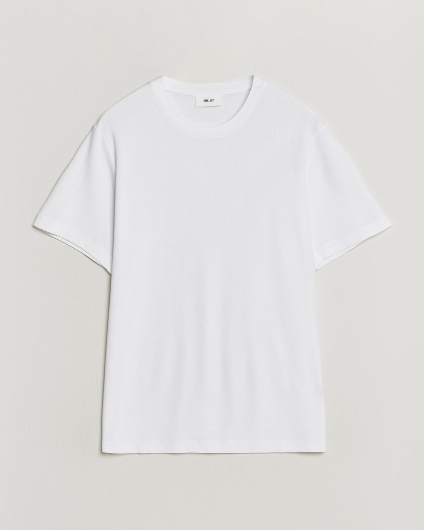 NN07 Clive Crew Neck T-Shirt White – Vit