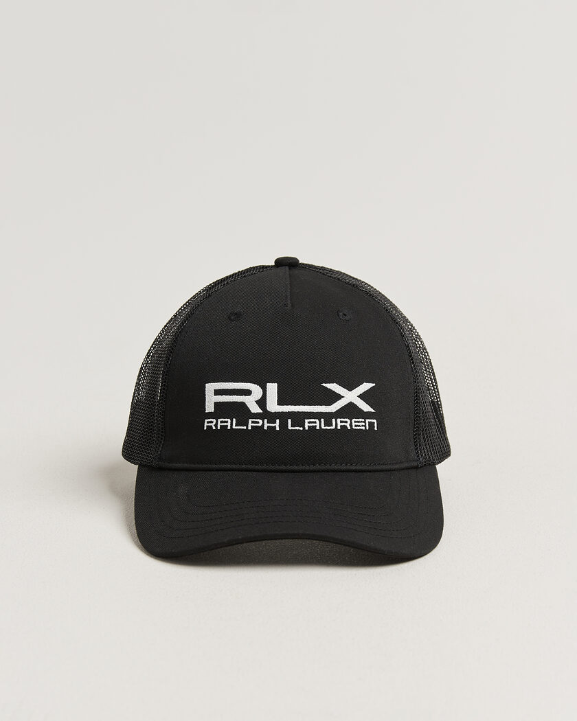 RLX Ralph Lauren Trucker Golf Cap Black – Svart