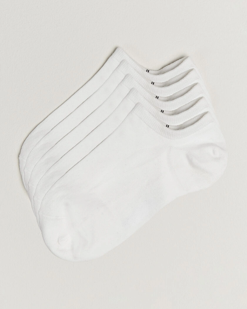 Bread & Boxers 5-Pack Ankle Sock White – Vit