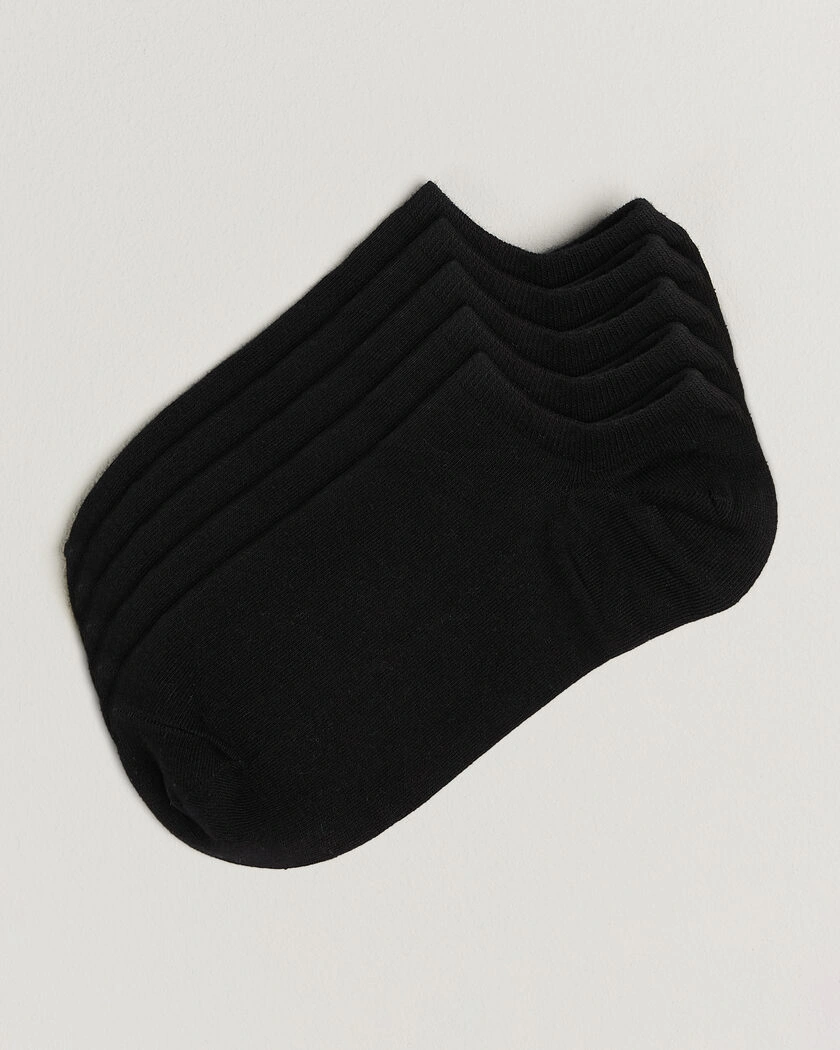 Bread & Boxers 5-Pack Ankle Sock Black – Svart