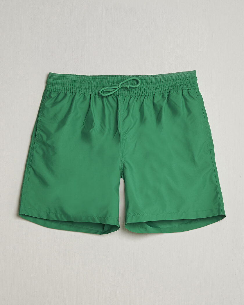 Colorful Standard Classic Organic Swim Shorts Kelly Green – Grön