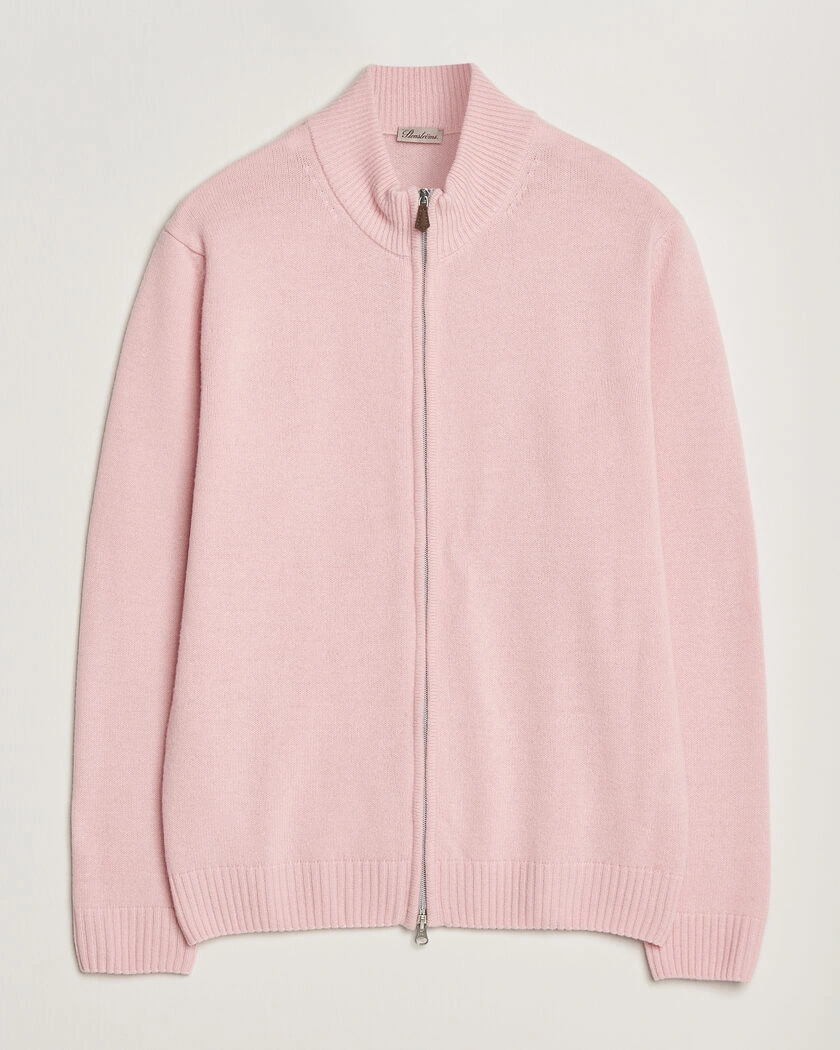Stenströms Brushed Merino Full Zip Pink – Rosa