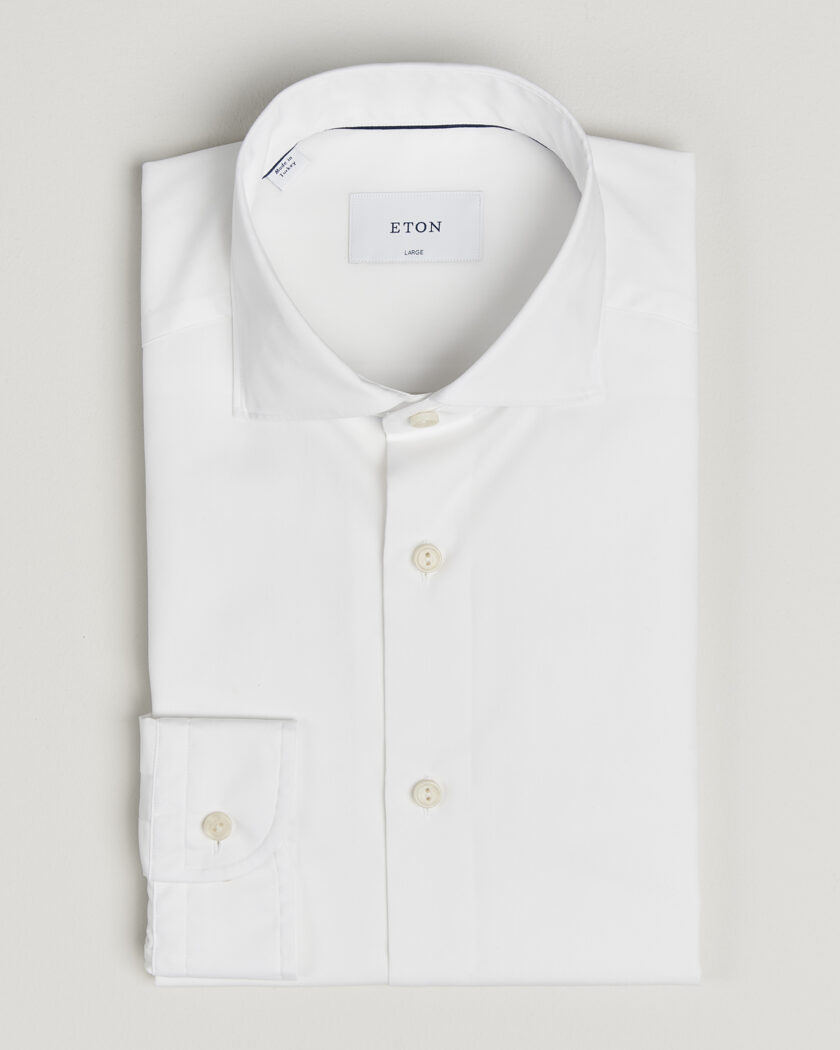 Eton Casual Fit Breeze Poplin Shirt White – Vit