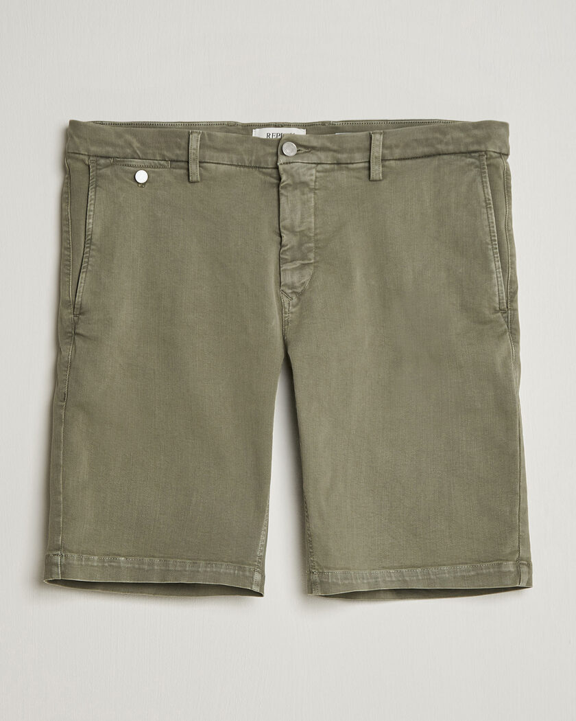 Replay Benni Hyperflex Shorts Military Green – Grön