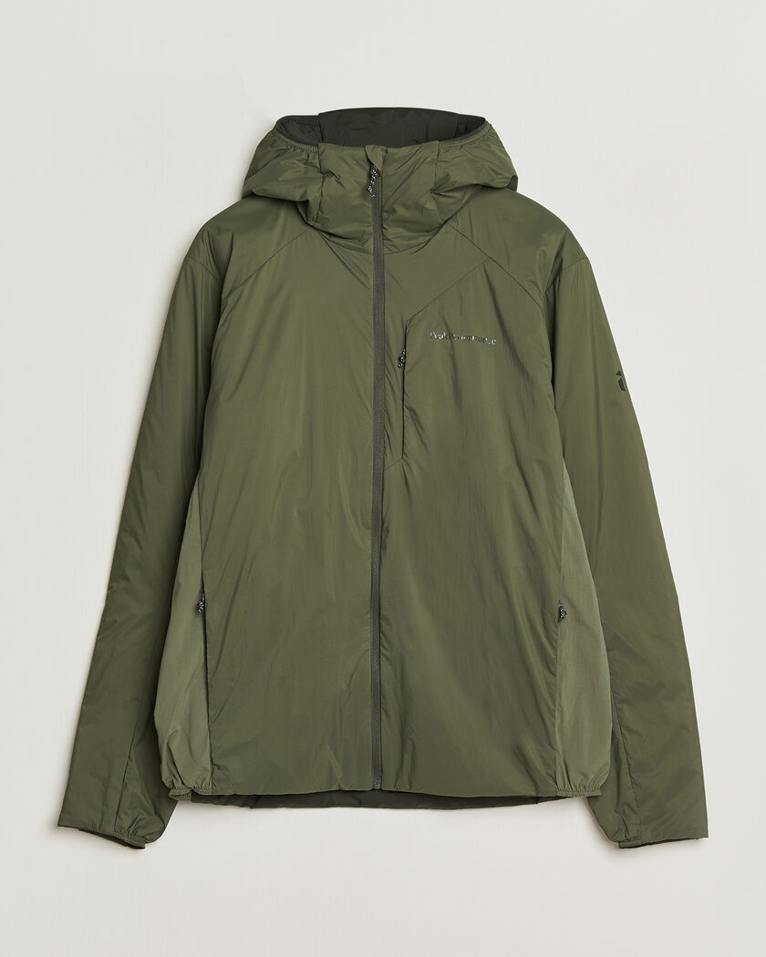 Peak Performance Freelight Reversible Hooded Jacket Pine Needle – Grön