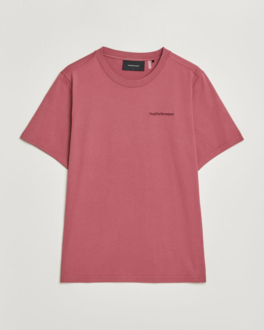 Peak Performance Original Crew Neck T-Shirt Wild Rouge – Röd