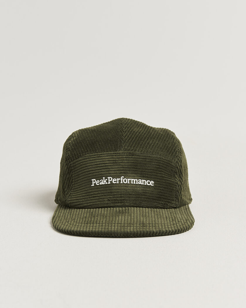 Peak Performance Cord Cap Pine Needle – Grön