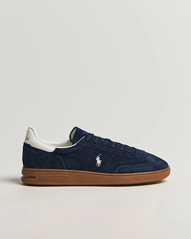 Polo Ralph Lauren Bedford Suede Sneakers Navy/Deckwash White – Vit