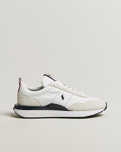 Polo Ralph Lauren Train 89 Suede Sneakers White/Navy/Red – Flerfärgad