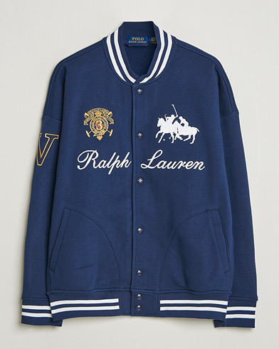 Polo Ralph Lauren Magic Fleece Bomber Jacket Newport Navy – Blå