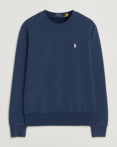 Polo Ralph Lauren Loopback Terry Sweatshirt Cruise Navy – Blå