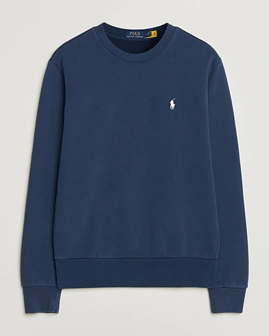 Polo Ralph Lauren Loopback Terry Sweatshirt Cruise Navy – Blå
