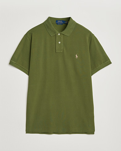 Polo Ralph Lauren Custom Slim Fit Polo Supply Olive – Grön
