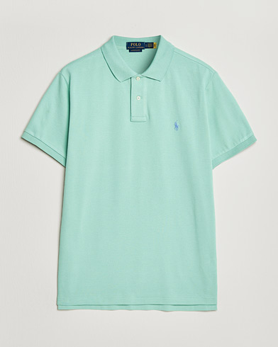 Polo Ralph Lauren Custom Slim Fit Polo Celadon – Grön