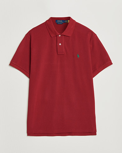 Polo Ralph Lauren Custom Slim Fit Polo Heritage Red – Röd