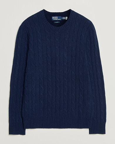 Polo Ralph Lauren Cashmere Sweater Bright Navy – Blå
