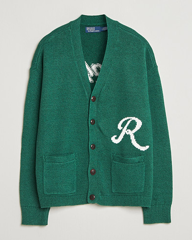 Polo Ralph Lauren Linen Blend Cardigan Bay Green – Grön