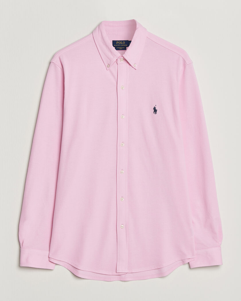 Polo Ralph Lauren Featherweight Mesh Shirt Carmel Pink – Rosa