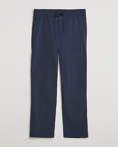 Polo Ralph Lauren Seersucker Pants Newport Navy – Blå