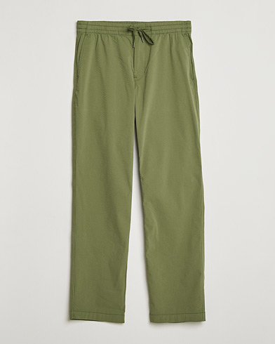 Polo Ralph Lauren Seersucker Pants Supply Olive – Grön