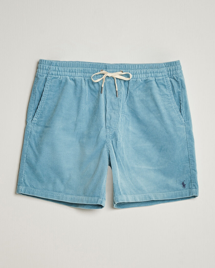 Polo Ralph Lauren Corduroy Shorts Blue Note, Herr, Drawstringshorts, Blå, Storlek M