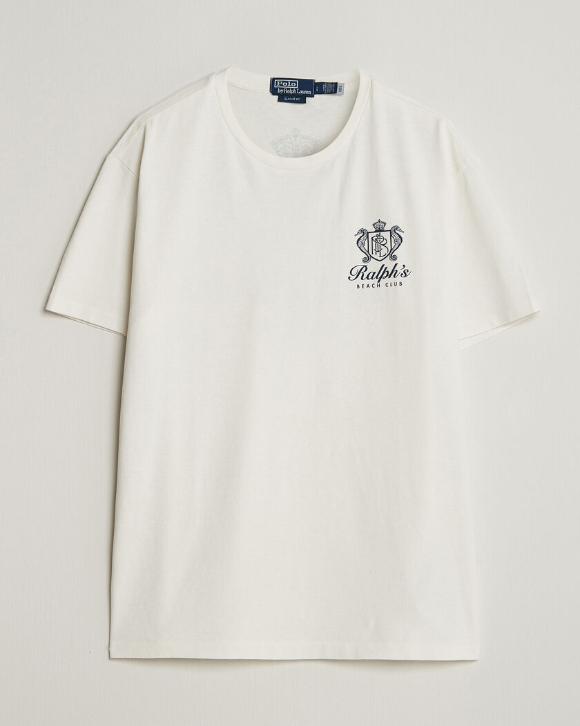 Polo Ralph Lauren Ralph's Beach Club Back Print Tee White – Vit