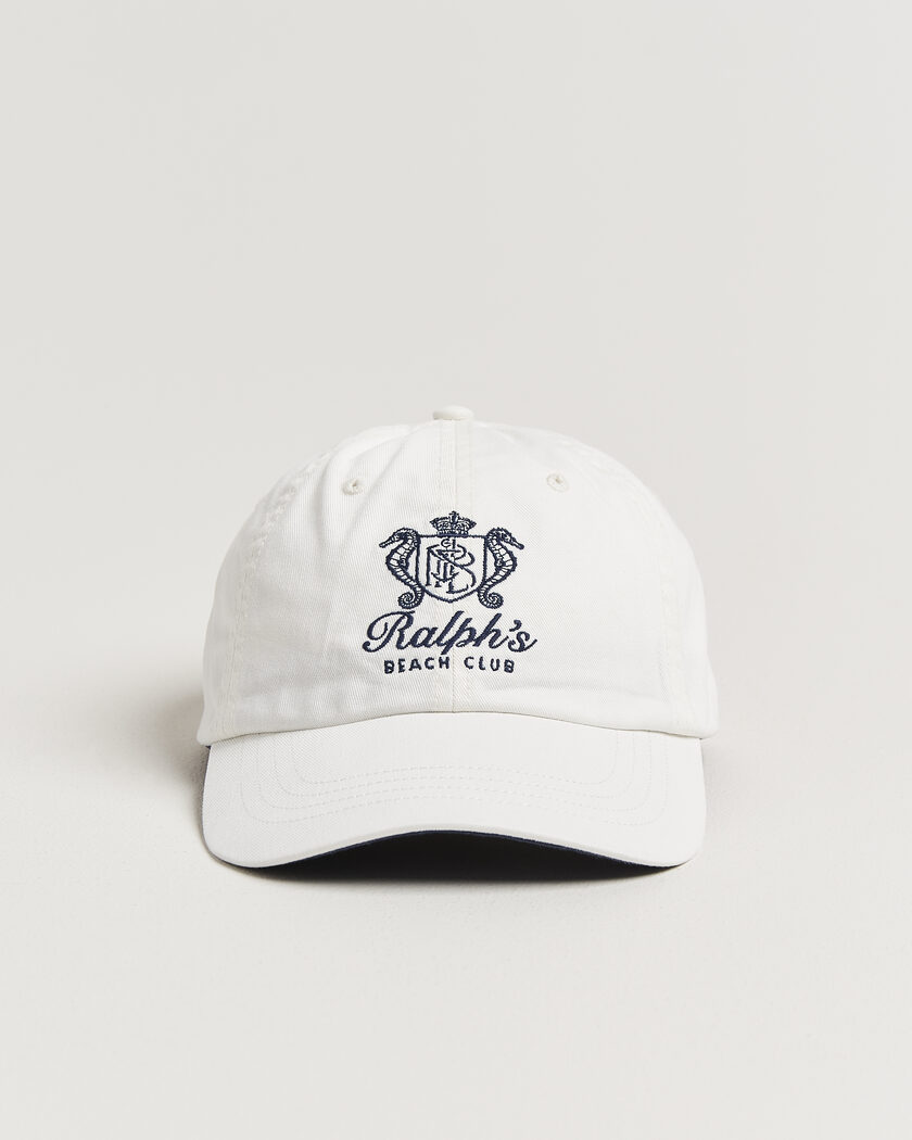 Polo Ralph Lauren Ralph's Beach Club Cap Clubhouse Cream – Vit