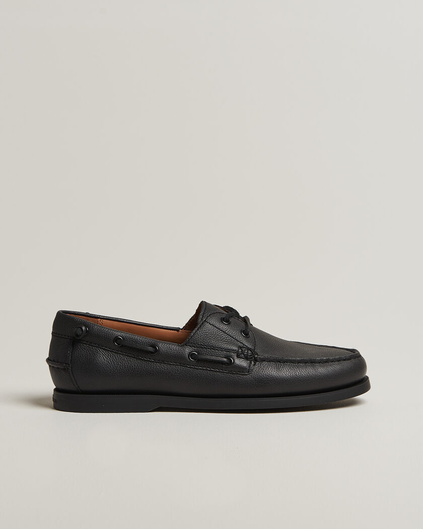 Polo Ralph Lauren Merton Boatshoe Triple Black – Svart