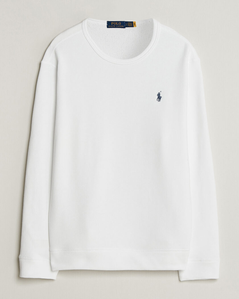 Polo Ralph Lauren Island Terry Sweatshirt White – Vit