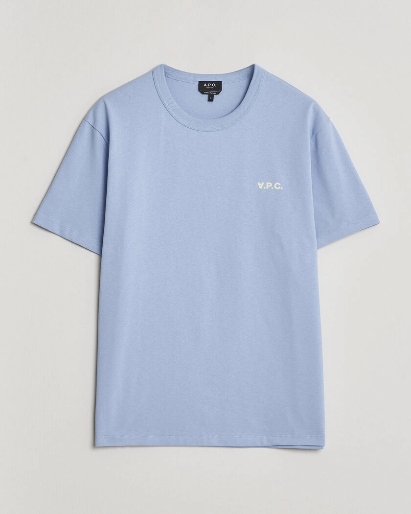 A.P.C. Boxy Fit Petit VPC T-Shirt Light Blue – Blå