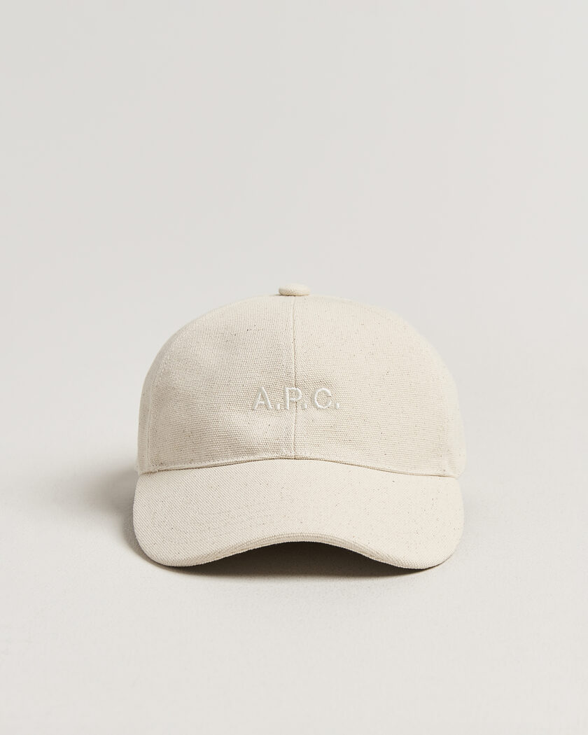  A.P.C. Charlie Baseball Cap Ecru – Beige