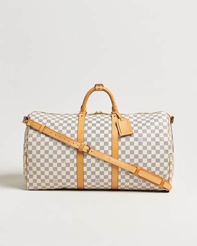 Louis Vuitton Pre-Owned Keepall Bandouliére Damier Azur